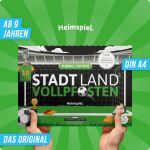 Denkriesen Stadt Land Vollpfosten Spielblock Fußball Edition