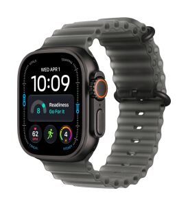 Apple Watch Ultra 4 49mm Titanium Case Black Ocean Band LTE