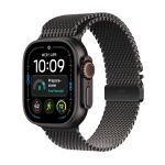 Apple Watch Ultra 4 49mm Titanium Black Milanese Loop S