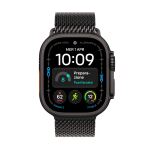 Apple Watch Ultra 4 49mm Titanium Black Milanese Loop S
