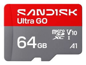 64 GB MicroSDXC SANDISK Ultra GO [R140] card only
