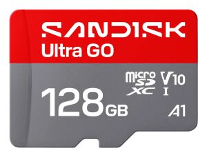 128 GB MicroSDXC SANDISK Ultra GO [R190] card only