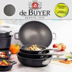 De Buyer Non-Stick NonStick Cast Aluminium Induction Frying Pan Choc Extreme 24cm (8310 24) deBuyer24) deBuyer 24)