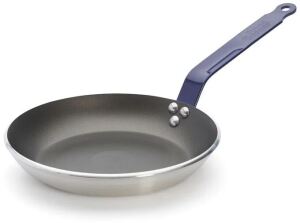 De Buyer Non-Stick NonStick Forged Aluminium Induction Frying Pan Choc Resto blue 24cm (8440 24) deBuyer24) deBuyer 24)