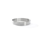 De Buyer Perforated Stainless Steel Round Tart Ring...