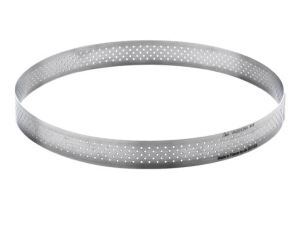 De Buyer Perforated Stainless Steel Round Tart Ring 24,5cm (3099 09) deBuyer09) deBuyer 09)