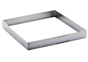 De Buyer Perforated Stainless Steel Square Tart Form 15cm (3099 21) deBuyer21) deBuyer 21)