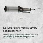 De Buyer Professional Pastry Dispenser Le Tube Essentiel...