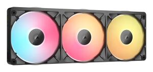 Corsair iCUE LINK RX360 II Unified Frame RGB PWM PC Fans Starter Kit Computergehäuse Luftkühlung 12 cm Schwarz 1 Stück(e)