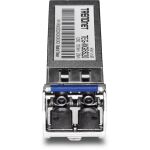 Trendnet TEG-MGBS20 Netzwerk Medienkonverter 1250 Mbit/s 1310 nm Einzelmodus Schwarz, Edelstahl