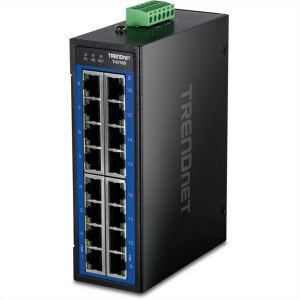 TRENDnet Industrial Switch 16-Port Gbit DIN-Rail
