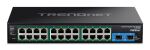 TRENDnet Industrial Switch 26-Port Gbit PoE+ RackM