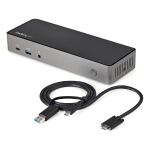 StarTech.com USB-C USB-A Dock - Hybrid Universal Triple...