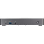 StarTech.com USB-C USB-A Dock - Hybrid Universal Triple Monitor Laptop Docking Station DisplayPort & HDMI 4K 60 Hz - 85W PD, 6x USB-Hub, GbE, Audio - USB 3.1 Gen 2 10 Gbit/s
