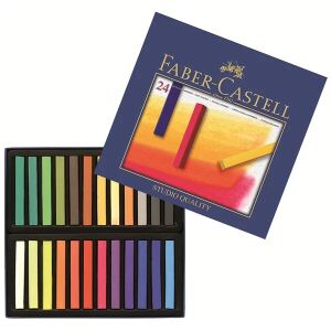 FABER-CASTELL Softpastellkreiden 24er Kartonetui