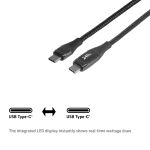 Club3D USB-C Sicherheitsladekabel 240W 2m Lade-Display St/St retail