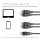 Club3D USB-C Sicherheitsladekabel 240W 2m Lade-Display St/St retail