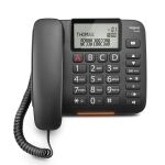 Gigaset DL380 Analoges Telefon Anrufer-Identifikation Schwarz