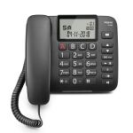 Gigaset DL380 Analoges Telefon Anrufer-Identifikation Schwarz