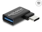 DELOCK Adapter 10Gbps USB-C St > USB-A Buchse links gew.