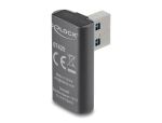 DELOCK Adapter 10Gbps USB-A St > Bu rechts gew. Aluminiumgeh