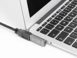 DELOCK Adapter 10Gbps USB-A St > Bu rechts gew. Aluminiumgeh