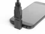 DELOCK Adapter 2.0ßUSB-C St > Easy USB-A Bu oben gewinkelt