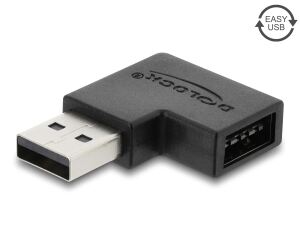 DELOCK Adapter 2.0 USB-A St > Easy USB-A Bu links gewinkelt