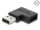 DELOCK Adapter 2.0 USB-A St > Easy USB-A Bu links gewinkelt