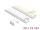 DELOCK Kabelkanal selbstkleb, Schiebedeckel 40x19mm 1m weiß
