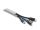 DELOCK Kabelkanal selbstkleb, Schiebedeckel 24x14mm 1m grau