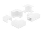 DELOCK Verbindungsstück für 24x14mm Kabelkanal Set 5Stk weiß