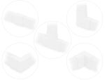 DELOCK Verbindungsstück für 24x14mm Kabelkanal Set 5Stk weiß