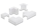 DELOCK Verbindungsstück für 40x19mm Kabelkanal Set 5Stk weiß