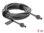 DELOCK DC 5,5 x 2,1mm > DC 5,5 x 2,1mm Kabel 5m grau