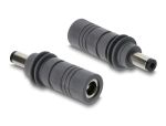 DELOCK DC 5,5 x 2,1mm > DC 5,5 x 2,1mm Adapter grau