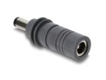 DELOCK DC 5,5 x 2,1mm > DC 5,5 x 2,1mm Adapter grau