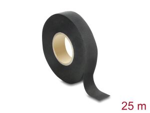 DELOCK Gewebeklebeband 25mx19mm reißfest selbstklebend schw.