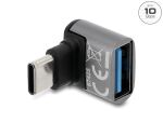 DELOCK Adapter 10Gbps USB-C St > USB-A Bu Aluminiumgehäuse