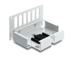 DELOCK LWL Patchfeld 6 Port für SC Dupl/LC Quad grau Metall