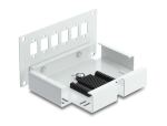 DELOCK LWL Patchfeld 6 Port für SC Simpl/LC Dupl grau Metall
