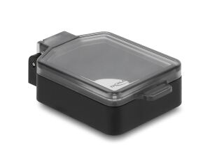 DELOCK D-Typ Modul Schutzklappe schwarz / transparent