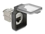 DELOCK D-Typ Modul Schutzklappe schwarz / transparent