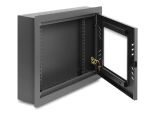 DELOCK 12 Netzwerkschrank / Schaltschrank 6 HE schwarz