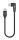 MANHATTAN USB-C-Ladekabel 1x 90°Winkel 60 W 20 cm 5er-Pack