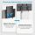 MANHATTAN TV-Wagen Lift & Lock 50-100"