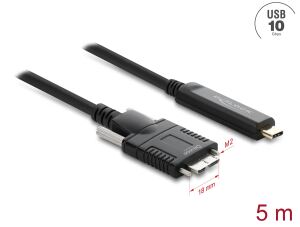 DELOCK Aktiv. Optisches Kab USB-C 10Gbps St > Micro-B St 5m