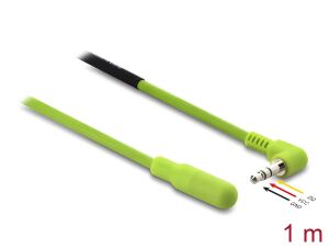 DELOCK Temperaturfühl.-Kab, 3,5mm 3Pin Klinkenst 90° DS18B20