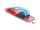DELOCK M.2 Key M > 1x OCuLink SFF-8612 Konv. mit 45cm Kabel