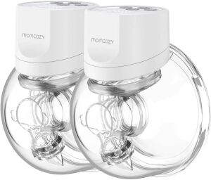 Momcozy - S12 Pro Quick Tragbare Milchpumpe (2er Pack)- Weiß